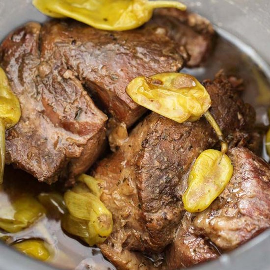 Instant Pot Mississippi Pot Roast - Recipe photo by Simply Happy Foodie