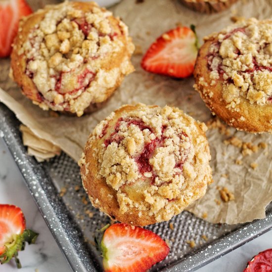 Small Batch Strawberry Muffins - Recipe photo by Ereese