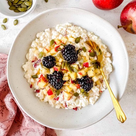 Cottage Cheese and Apple Bowls - Recipe photo by Low Histamine Kitchen