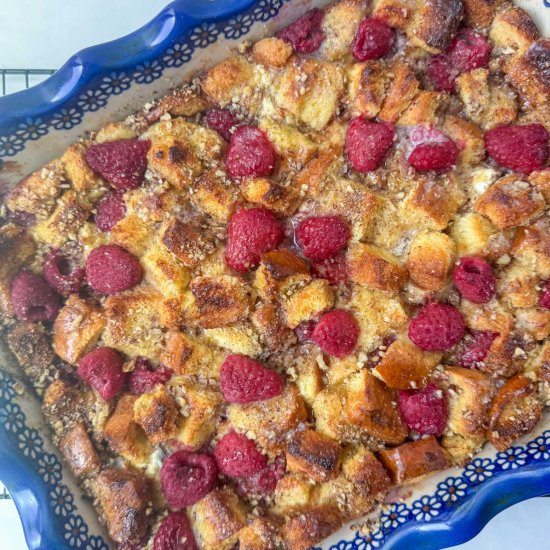 Raspberry French Toast Casserole - Recipe photo by NextLevelBaker