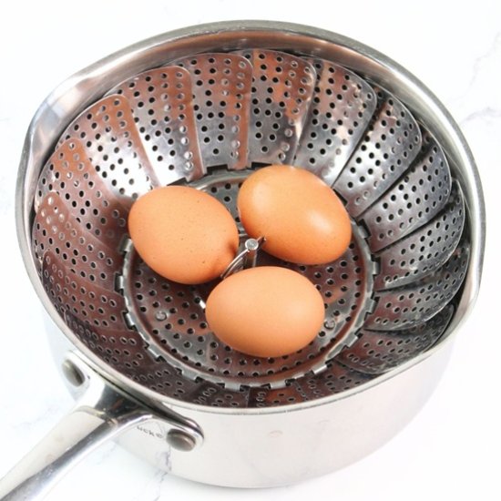 Steamed Hard-Boiled Eggs - Recipe photo by nowcookthis
