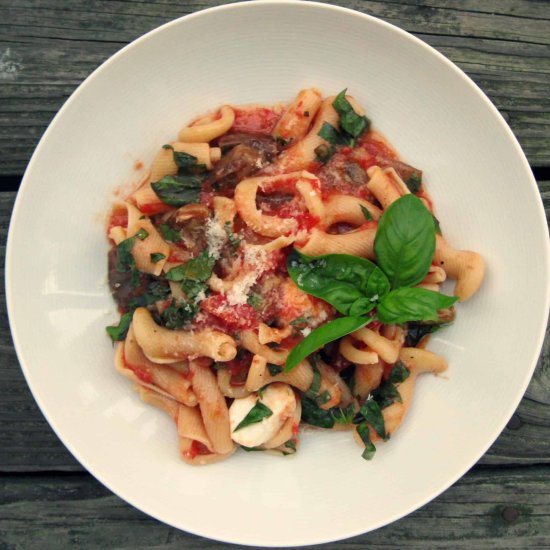 Fairytale Eggplant Pasta - Recipe photo by ColeyCooks