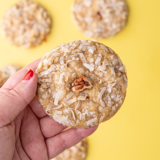 Chewy Coconut Pecan Cookies - Recipe photo by marleysmenu