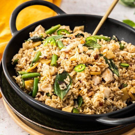 Thai Green Curry Fried Rice - Recipe photo by sugarsaltmagic