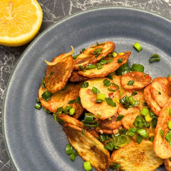 Crispy Potato Salad - Recipe photo by Delicious Destinations