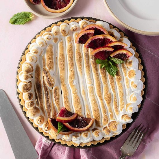 Gluten-Free Blood Orange Tart - Recipe photo by peelwithzeal