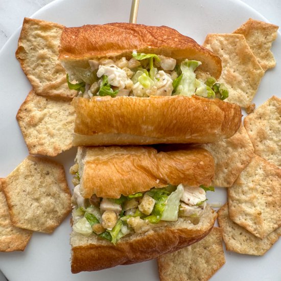 Chicken Caesar Salad Sandwich - Recipe photo by NextLevelBaker