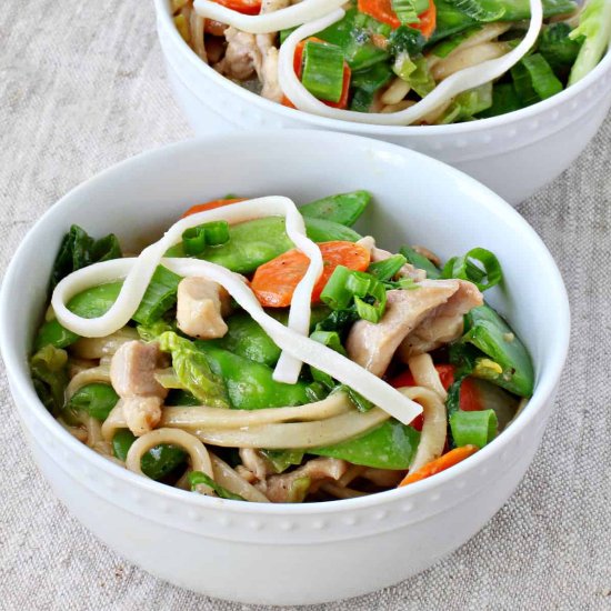 Stir-Fried Udon Noodles - Recipe photo by karenskitchenstories