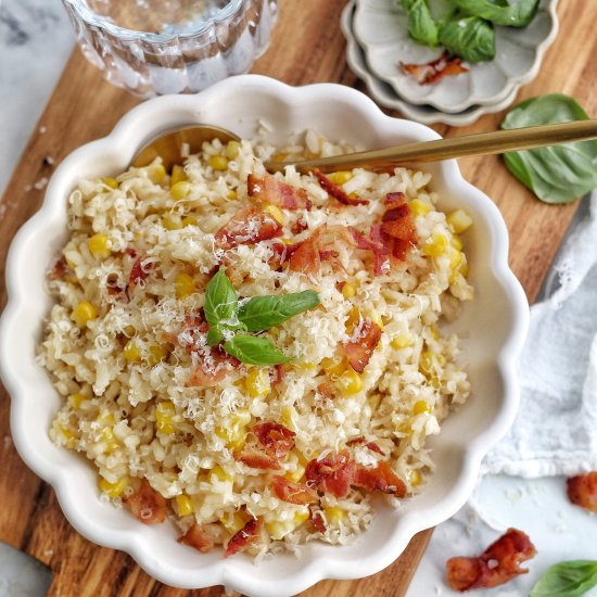 Sweet Corn Risotto - Recipe photo by Ereese
