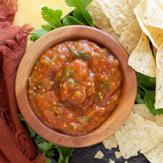 Cherry Tomato Salsa - Recipe photo by Intentional Hospitality