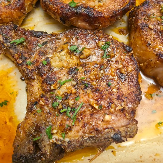 Oven Baked Pork Chops - Recipe photo by simply scratch made