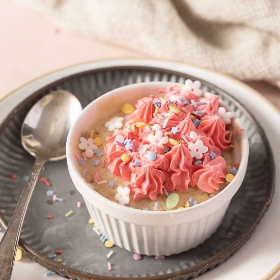 Gluten Free Vanilla Cake in a Mug - Recipe photo by peelwithzeal