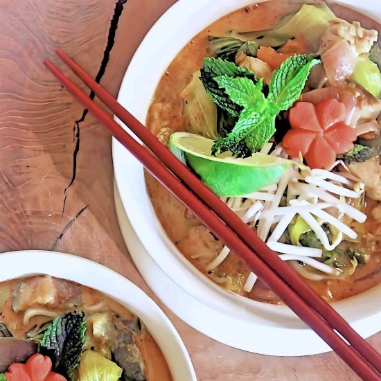 Malaysian Laksa - Recipe photo by Woman And The Whisk