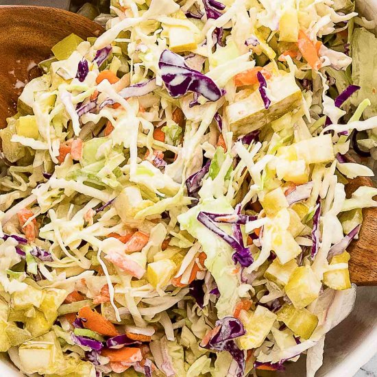 Pickle Coleslaw with Dill - Recipe photo by peelwithzeal