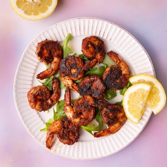 10-Minute Crispy Blackened Shrimp - Recipe photo by marleysmenu