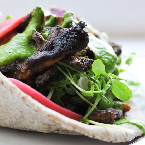 Mushroom Shawarma - Recipe photo by bowlofyum