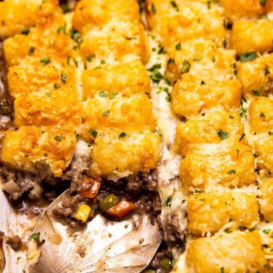 Tater Tot Casserole - Recipe photo by Absolute Foodie