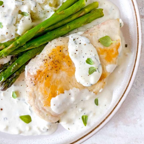 Mascarpone Chicken - Recipe photo by Low Histamine Kitchen
