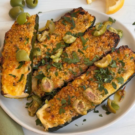 Roasted Zucchini With Crunchy Topping - Recipe photo by asweetthyme