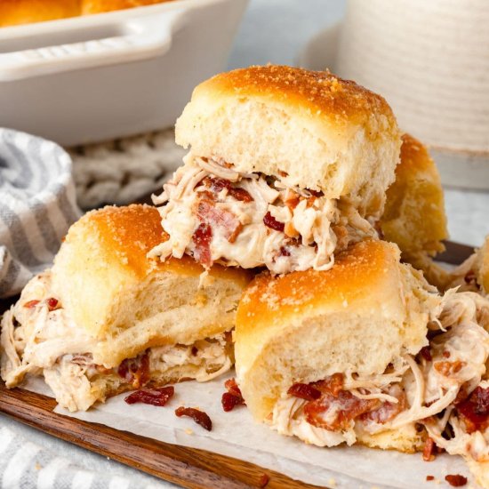 Bacon Chicken Ranch Sliders - Recipe photo by LittleChefWithin
