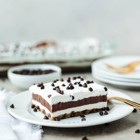Chocolate Chip Cookie Pudding Cake - Recipe photo by The Cookin Chicks