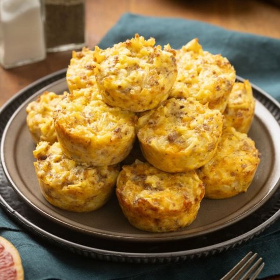 Sausage, Egg, Cheese, & Hash Brown - Recipe photo by practical southern cooking