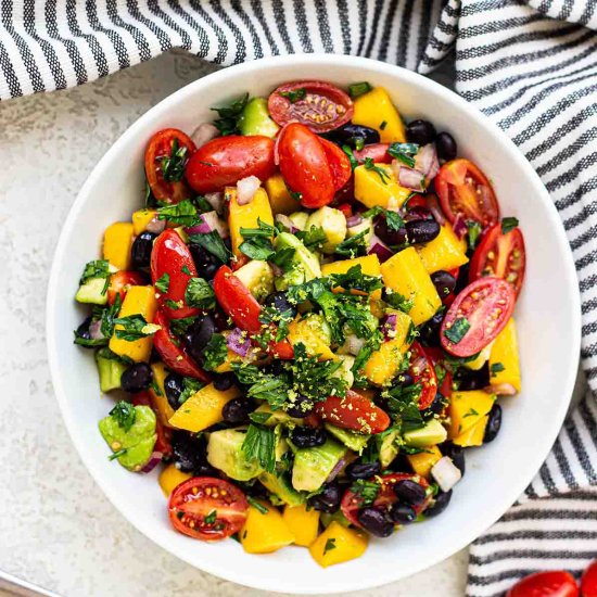 Avocado Black Bean Salad - Recipe photo by Absolute Foodie