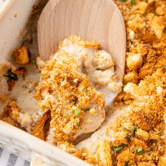 Caesar Dressing Chicken - Recipe photo by TheChaoticTable