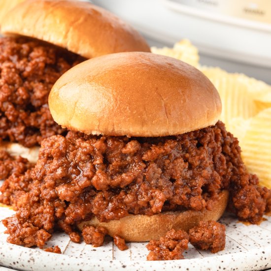 Crock Pot Sloppy Joes - Recipe photo by LittleChefWithin