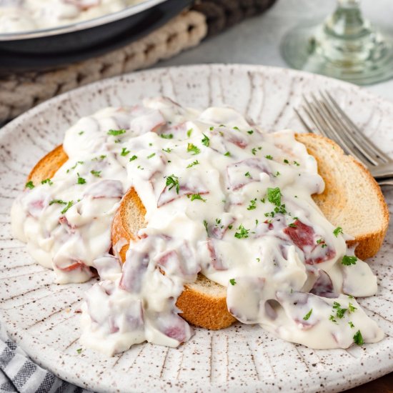 Chipped Beef Gravy - Recipe photo by LittleChefWithin