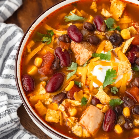 Chicken Taco Soup - Recipe photo by LittleChefWithin