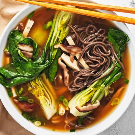 Japanese Soba Noodle Soup - Recipe photo by Absolute Foodie