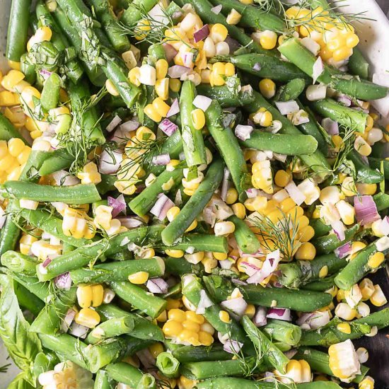 Green Bean and Sweet Corn Salad - Recipe photo by peelwithzeal