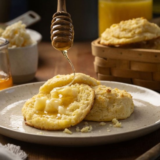 Honey Butter Biscuits - Recipe photo by practical southern cooking
