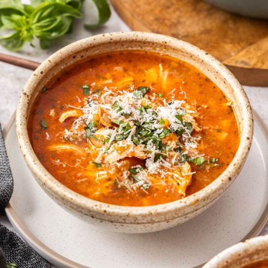 Mediterranean Chicken Noodle Soup - Recipe photo by itsnotcomplicatedrecipes