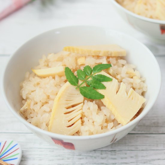 Takenoko Gohan (Bamboo Rice) - Recipe photo by Umami Pot