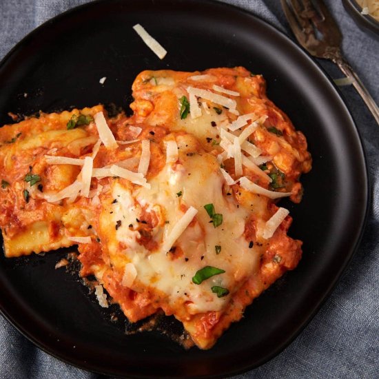 Baked Ravioli - Recipe photo by Barbara Curry