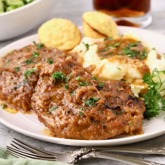Southern Country Style Steak - Recipe photo by practical southern cooking