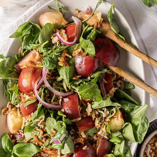 Nectarine Salad - Recipe photo by peelwithzeal