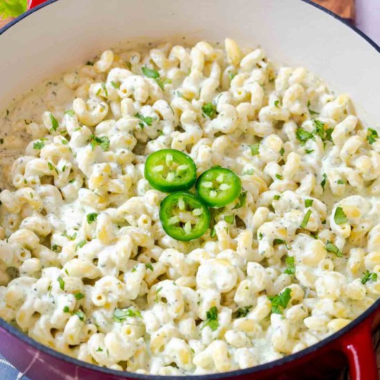 Creamy Jalapeño Ranch Pasta - Recipe photo by bykelseysmith