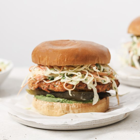Air Fryer Chicken Burgers - Recipe photo by Seasonal Cravings
