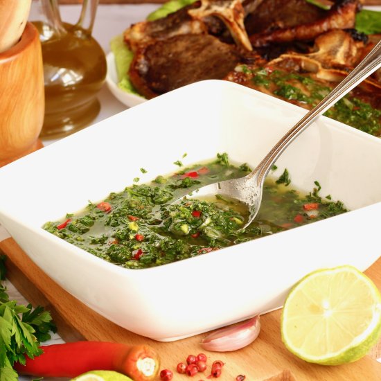 Easy Chimichurri Sauce - Recipe photo by Rachida