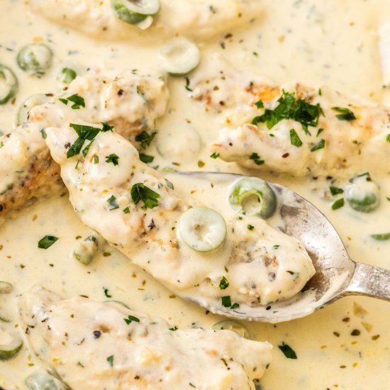 Creamy Garlic Chicken - Recipe photo by itsnotcomplicatedrecipes