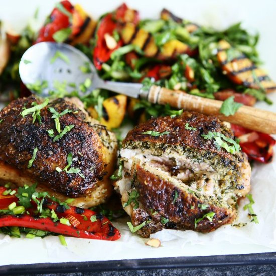 Mint and Coconut-Stuffed Chicken - Recipe photo by Taste of Home