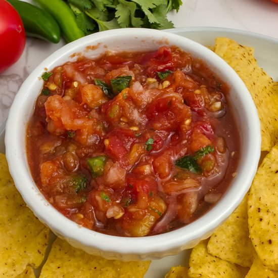 Homemade Salsa - Recipe photo by simply scratch made