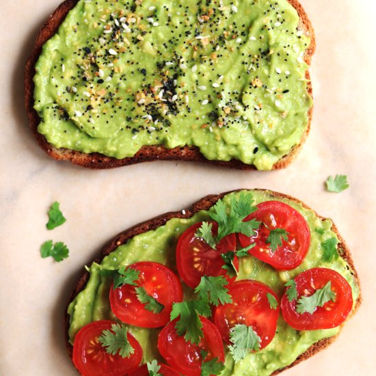 Avocado Toast (and Topping Ideas) - Recipe photo by onehappydish