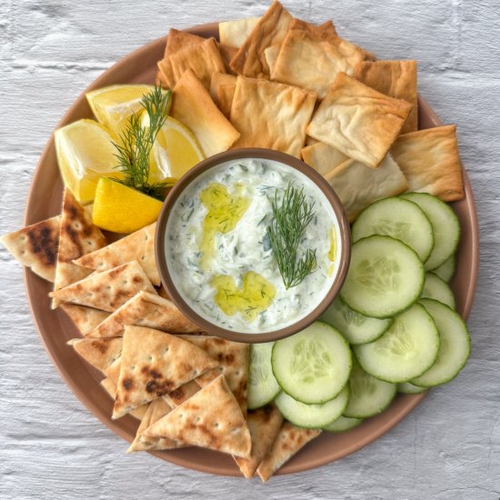 Easy Greek Tzatziki Dip - Recipe photo by NextLevelBaker