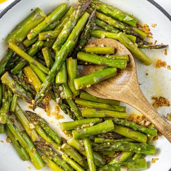Sautéed Asparagus - Recipe photo by itsnotcomplicatedrecipes
