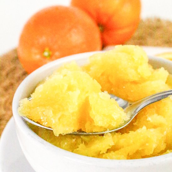 Easy Orange Sorbet Recipe - Recipe photo by sassychopsticks9