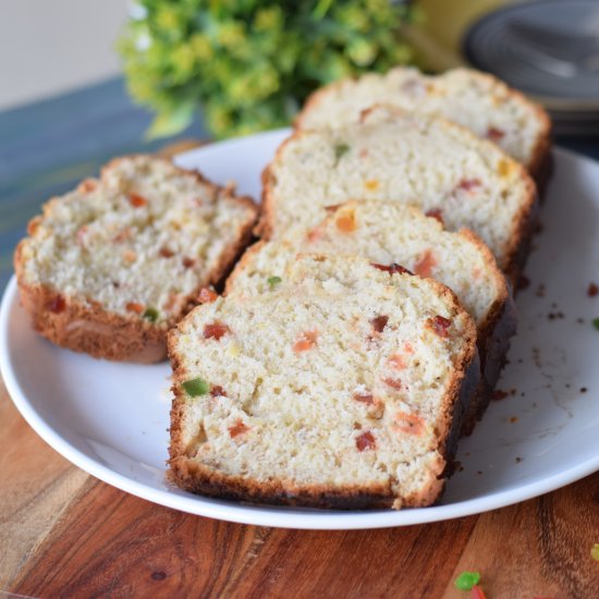 Banana Tutti Frutti Cake - Recipe photo by amritaroy